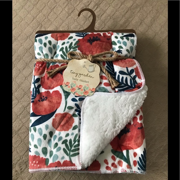 tiny garden baby blanket